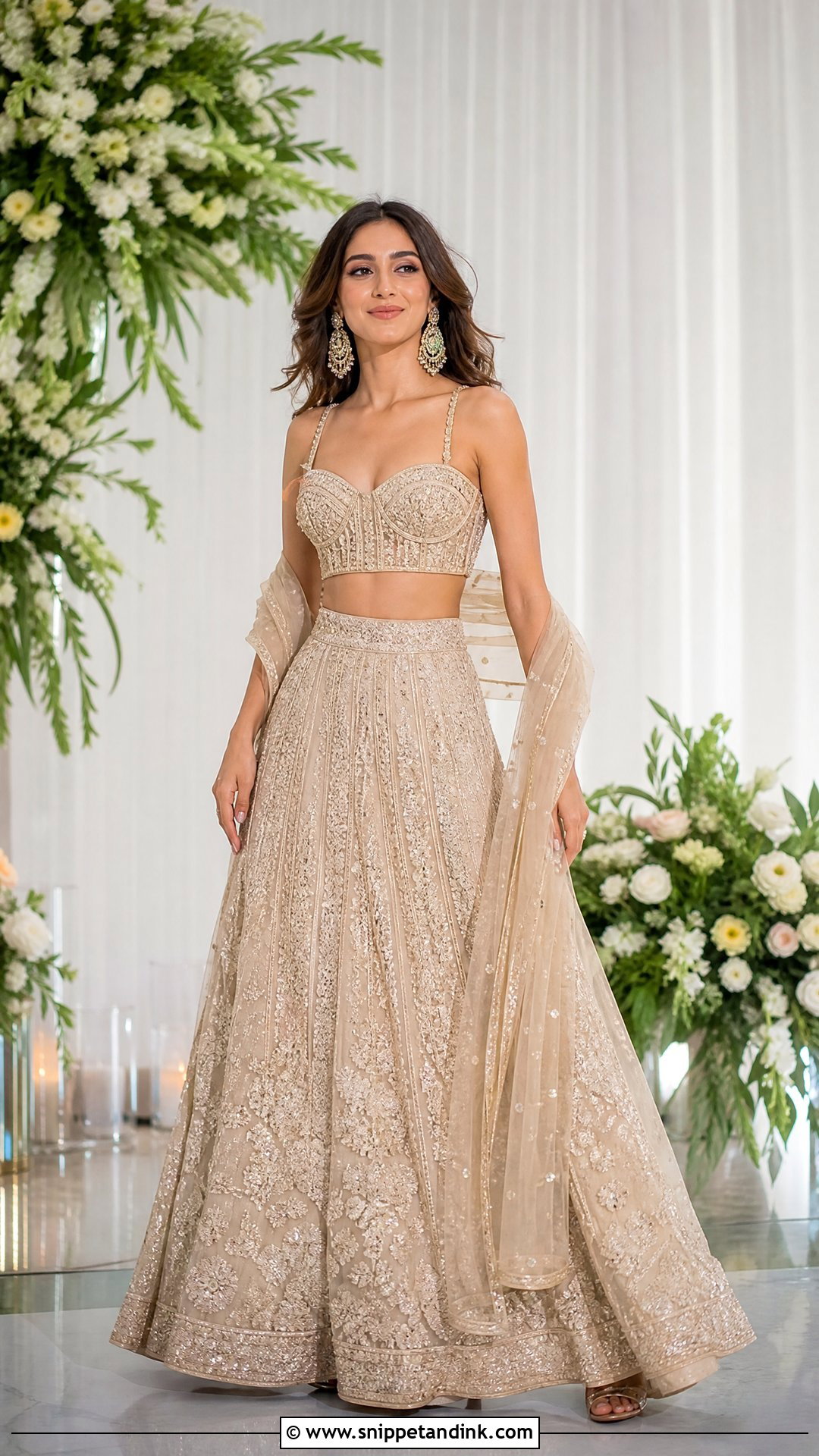 Corset Lehenga For Sangeet - Snippet and Ink - 25 Outfit for Sangeet Function Ideas