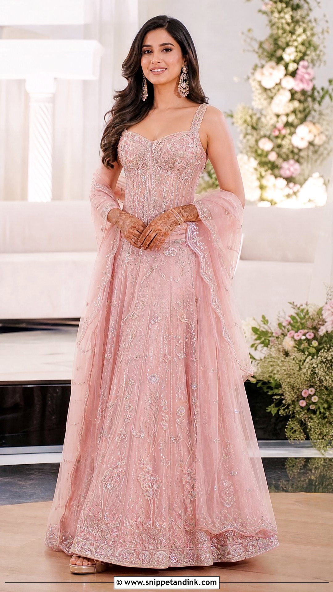 Corset Lehenga Sangeet Dress - Snippet and Ink - 25 Sangeet Dress for Bride Ideas