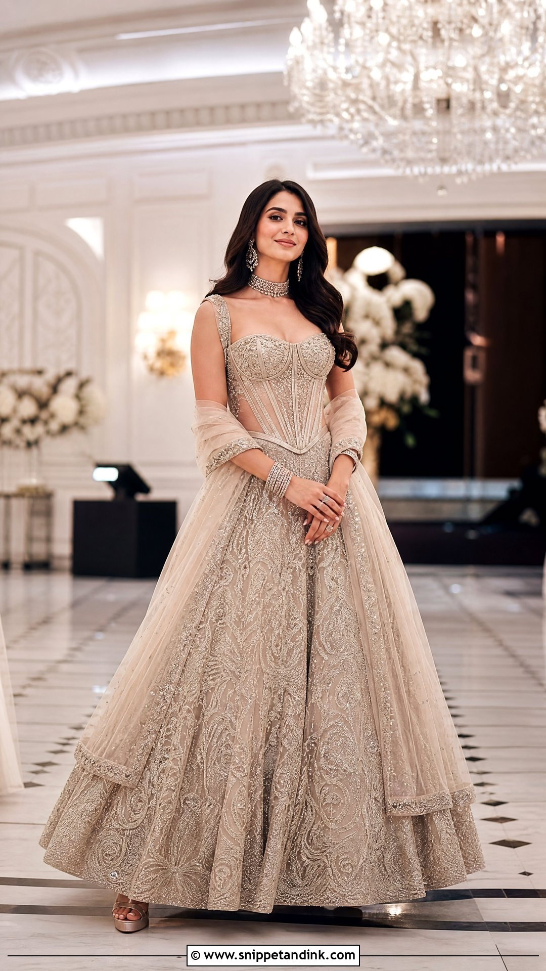 Corset Lehenga Sangeet Outfit - Snippet and Ink - 25 Bridal Sangeet Outfit Indian Weddings Ideas