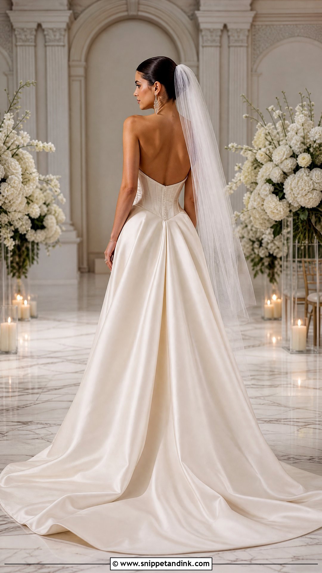 Corset Low Back Wedding Dress - Snippet and Ink - 25 Low Back Wedding Dresses