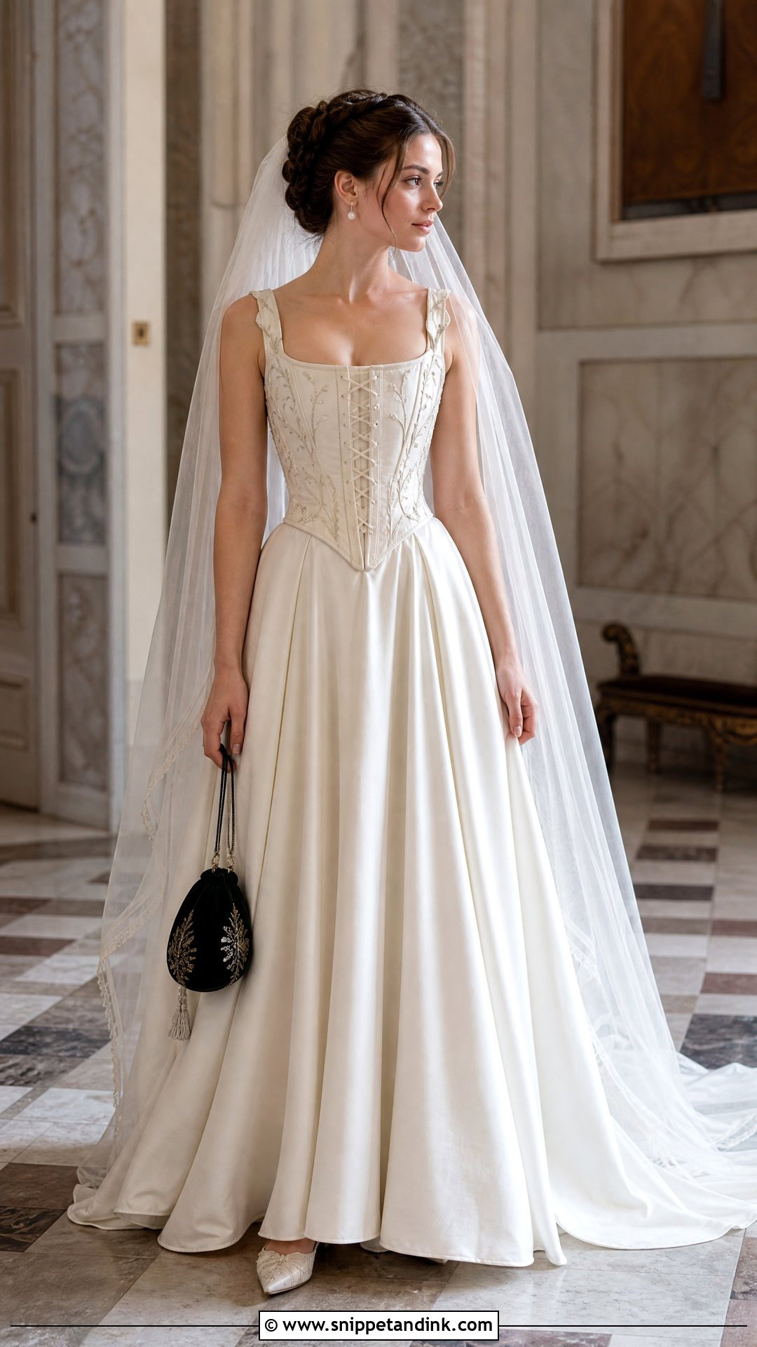 Corset Medieval Wedding Dress - Snippet and Ink - 20 Medieval Wedding Dresses