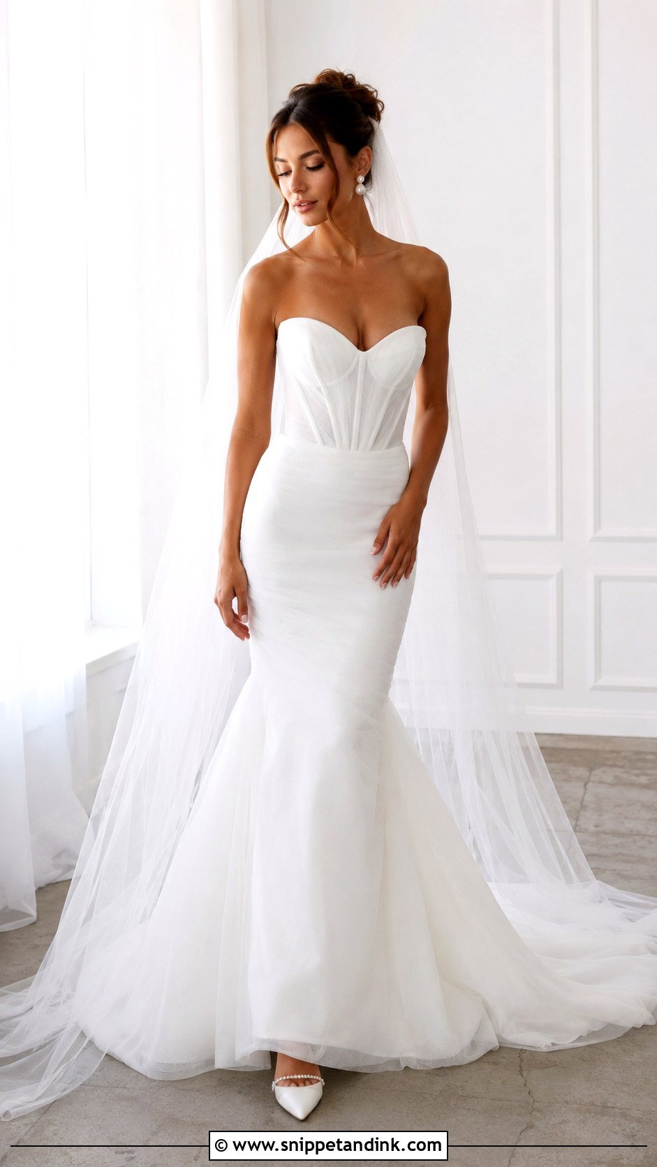 Corset Mermaid Bridal Dress - Snippet and Ink - 25 Mermaid Bridal Dress Ideas