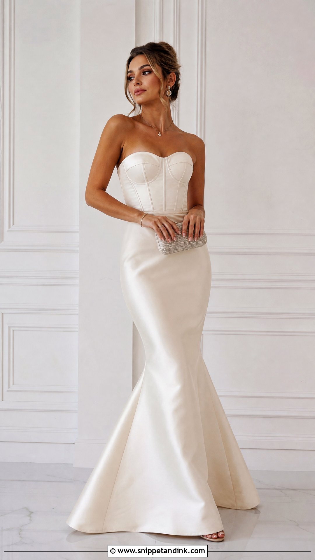 Corset Mermaid Silhouette Dress - Snippet and Ink - 25 Mermaid Silhouette Ideas