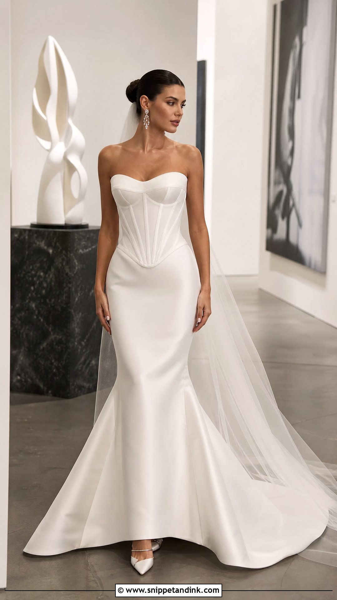 Corset Mermaid Tail Wedding Dress - Snippet and Ink - 20 Mermaid Tail Wedding Dress Ideas
