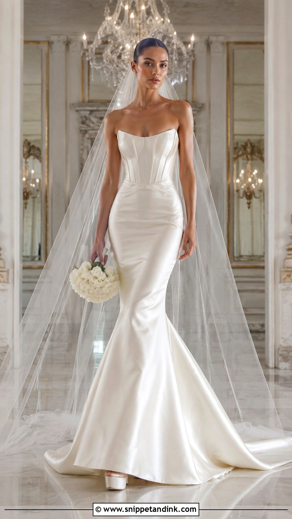 Corset Mermaid Victoria Beckham Wedding Dress - Snippet and Ink - 20 Victoria Beckham Wedding Dress Ideas