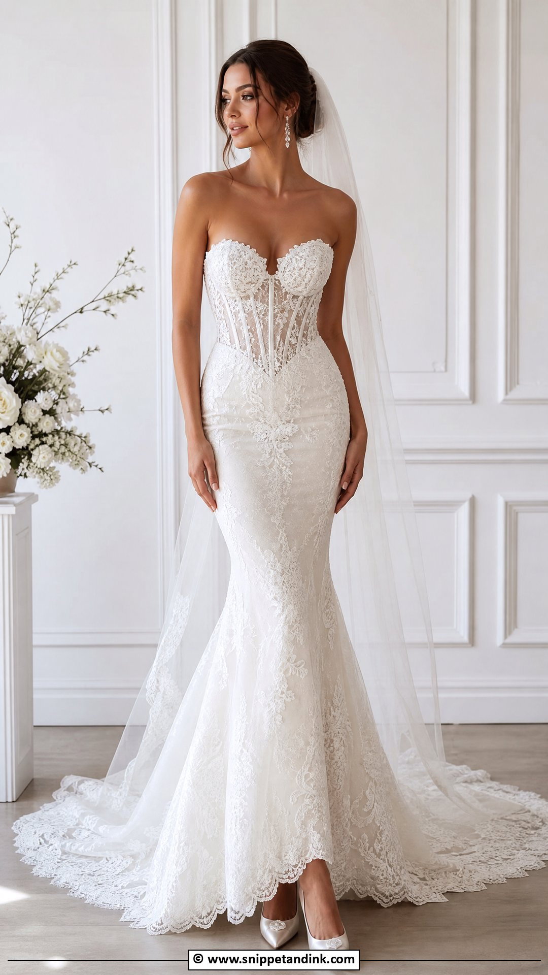 Corset Mermaid Wedding Dress - Snippet and Ink - 35 Mermaid Wedding Dress Ideas