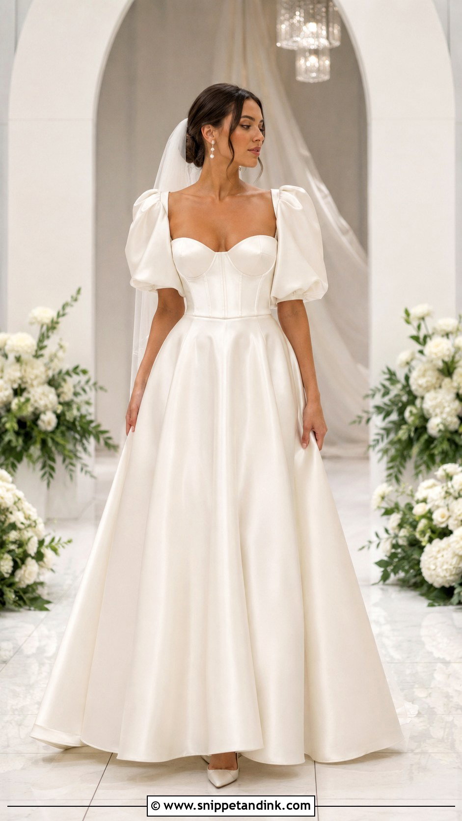 Corset Mermaid Wedding Dress With Sleeves - Snippet and Ink - 25 Corset Wedding Dress with Sleeves