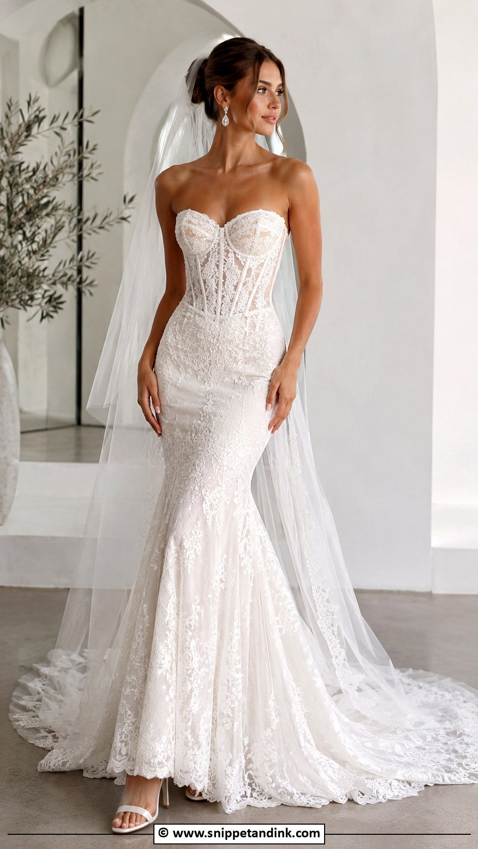 Corset Mermaid Wedding Dress - Snippet and Ink - 25 Elegant Mermaid Wedding Dress Ideas