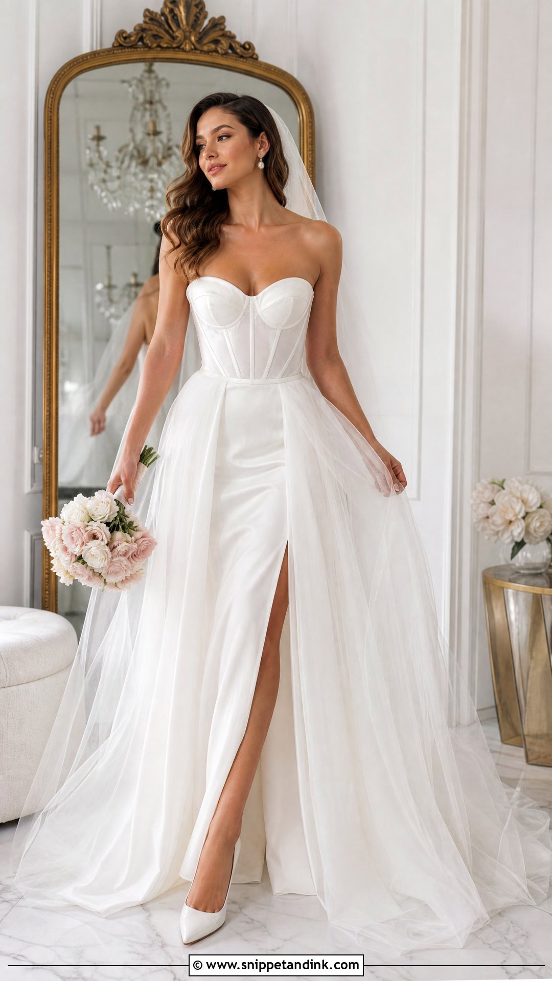 Corset Over Skirt Wedding Dress - Snippet and Ink - 20 Over Skirt Wedding Dress Ideas
