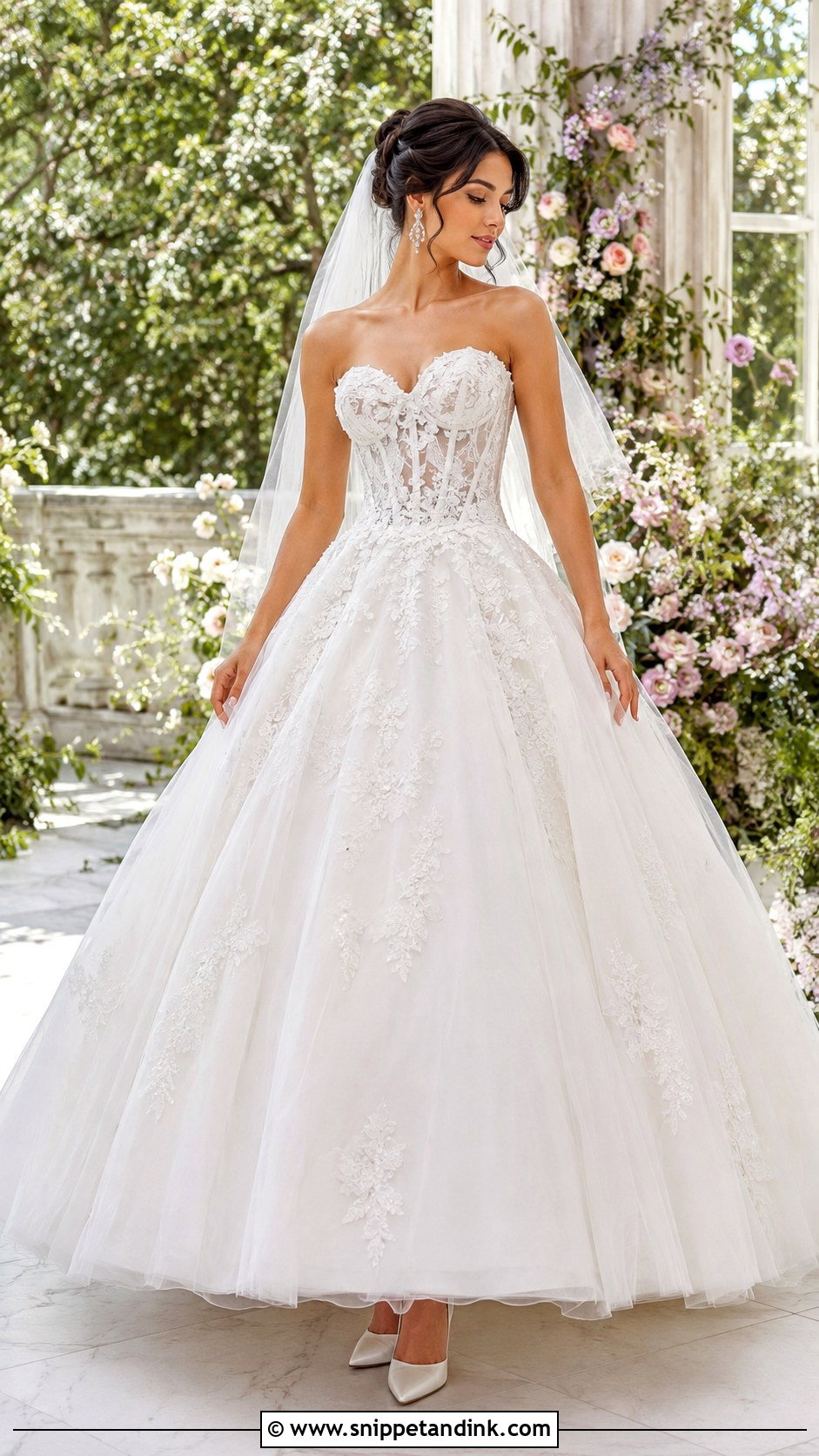 Corset Princess Gown Wedding Dress - Snippet and Ink - 25 Princess Gown Wedding Dress Ideas
