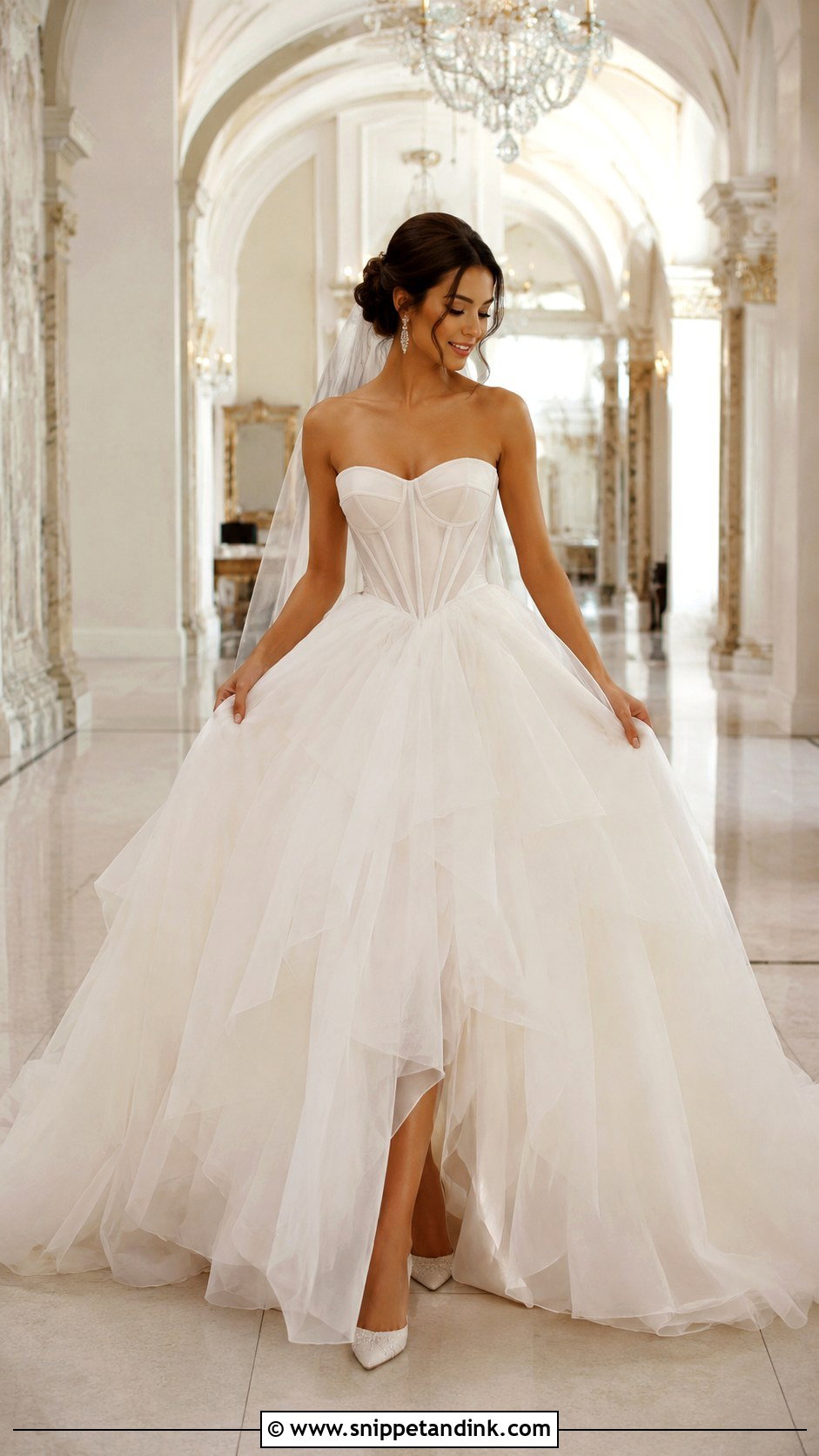 Corset Princess Wedding Dress - Snippet and Ink - 25 Fairytale Wedding Dress Princesses Ideas