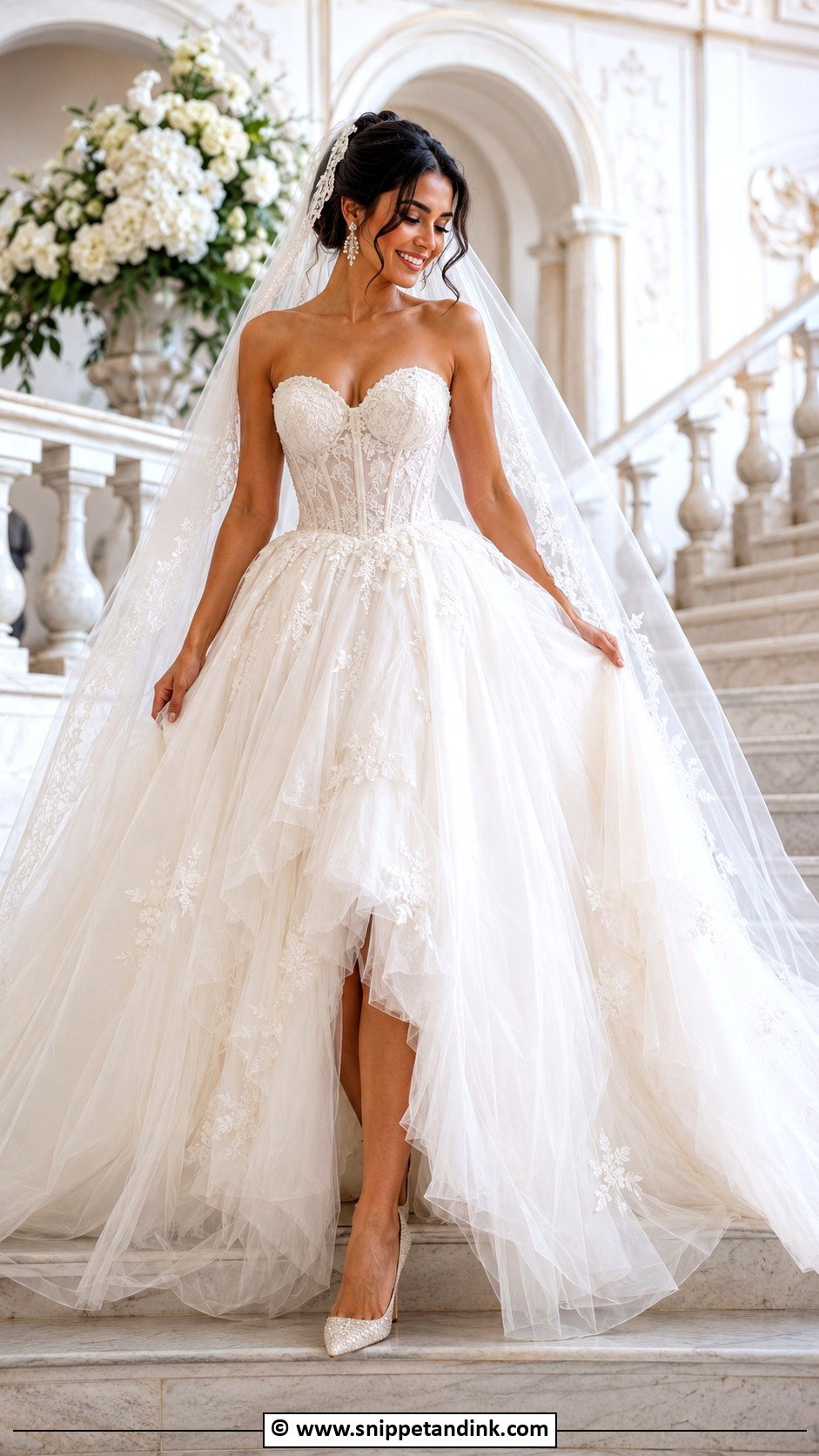 Corset Princess Wedding Dress - Snippet and Ink - 30 Corset Wedding Dresses