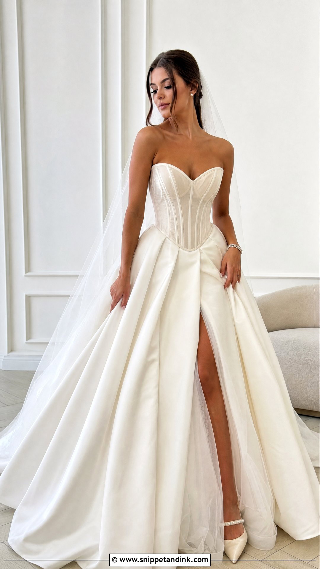 Corset Princess Wedding Gown - Snippet and Ink - 25 Princess Wedding Gown Ideas