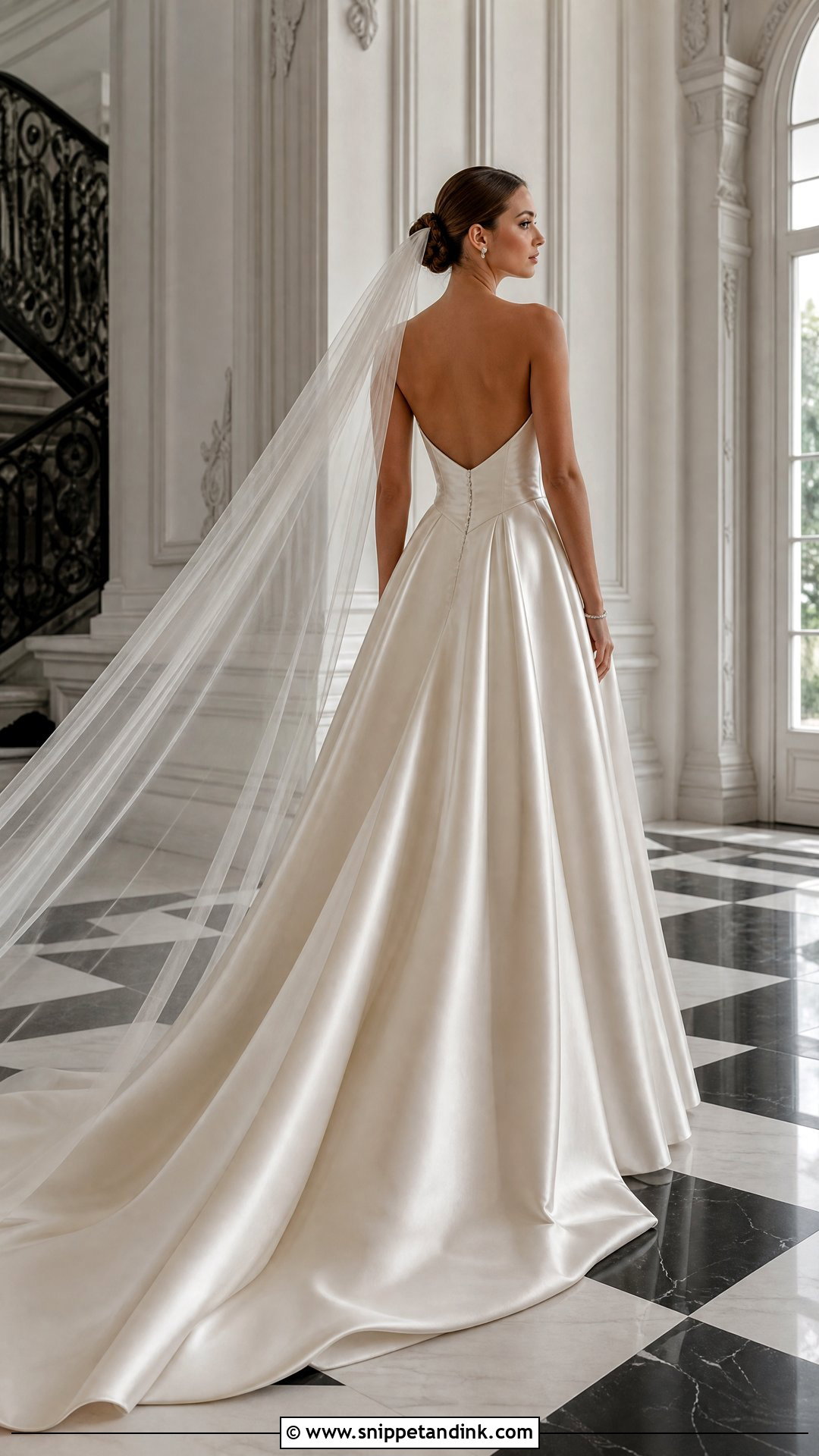 Corset Satin Backless Wedding Dress - Snippet and Ink - 20 Satin Backless Wedding Dress Ideas