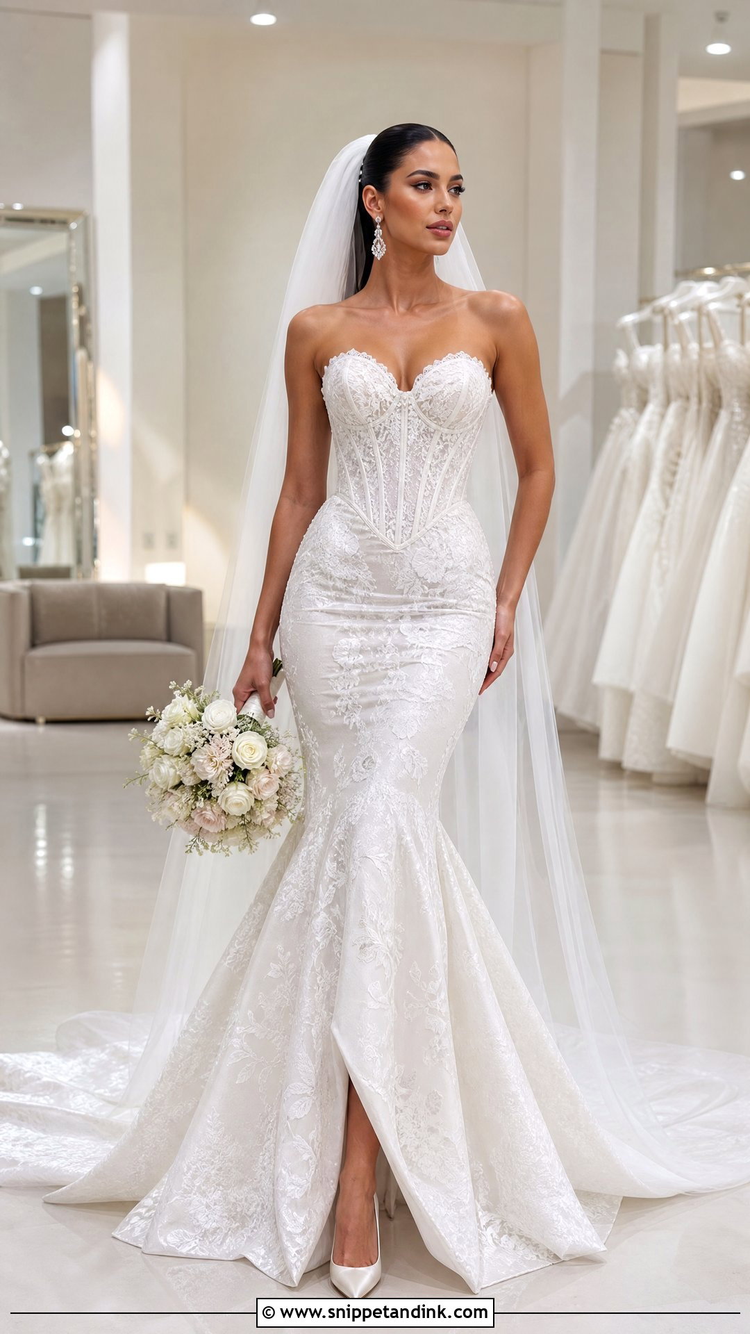 Corset Serpentina Wedding Gown - Snippet and Ink - 20 Serpentina Wedding Gown Ideas