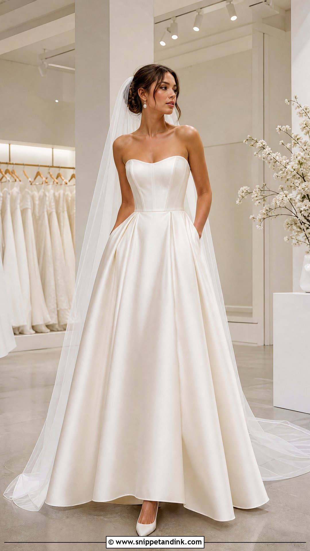 Corset Silk Bridal Dress - Snippet and Ink - 20 Silk Bride Dress Ideas