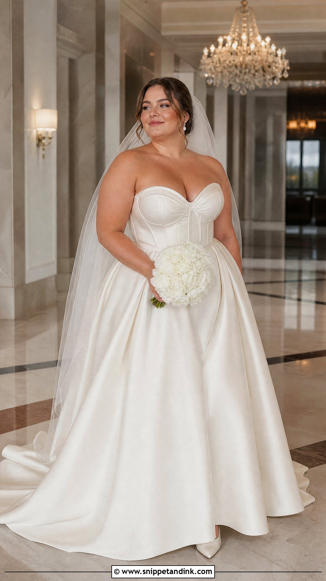 Corset Silk Satin Wedding Dress - Snippet and Ink - 20 Silk Satin Wedding Dresses