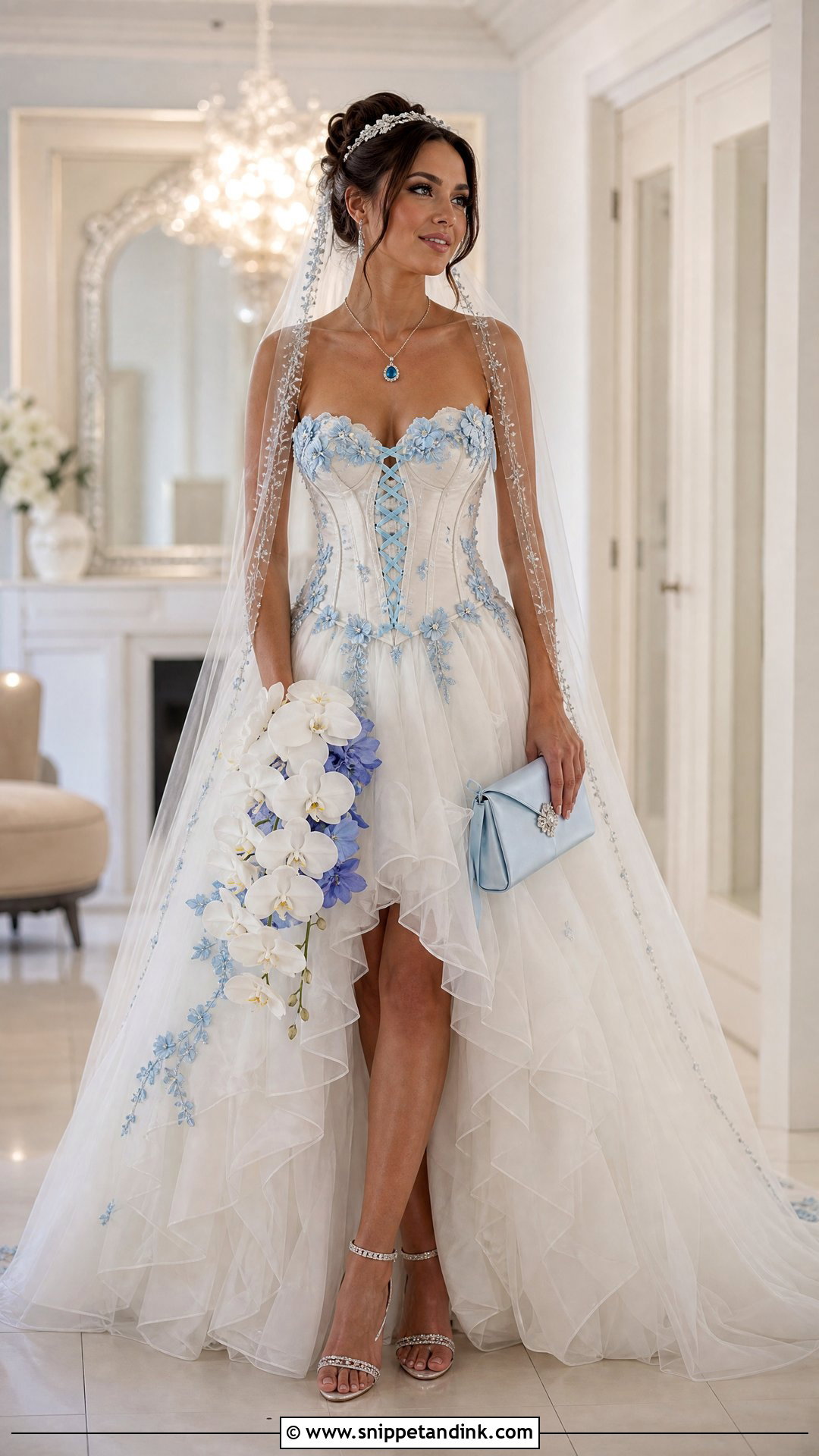 Corset Stitch Wedding Dress - Snippet and Ink - 20 Stitch Wedding Dress Ideas