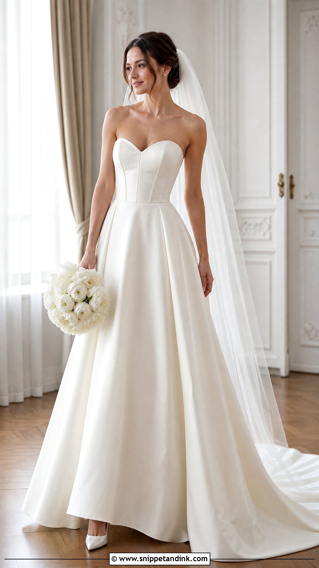 Corset Strapless Sweetheart Wedding Dress - Snippet and Ink - 20 Strapless Sweetheart Wedding Dress Ideas