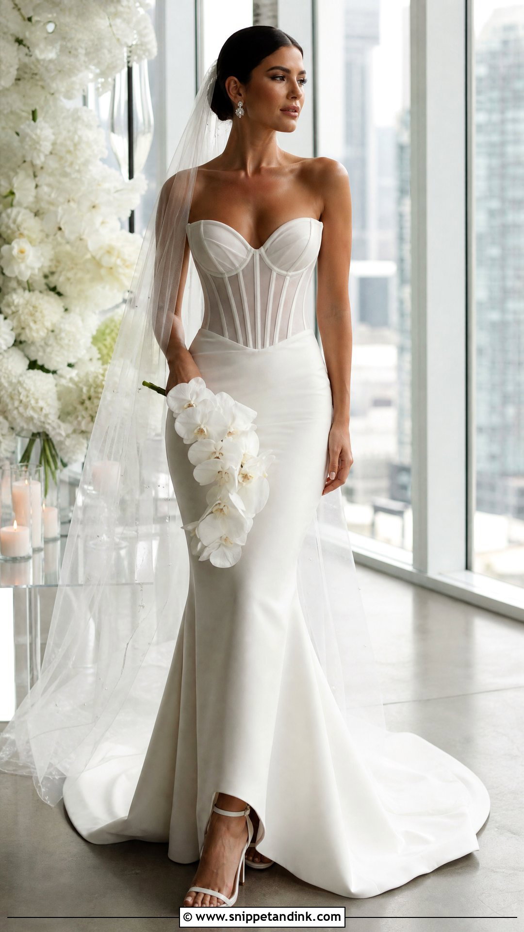 Corset Sweetheart Mermaid Wedding Dress - Snippet and Ink - 20 Sweetheart Mermaid Wedding Dress Ideas