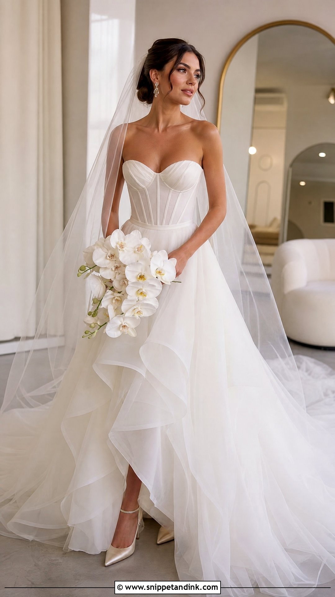 Corset Sweetheart Neckline A Line Wedding Dress - Snippet and Ink - 20 Sweet Heart Neckline Wedding Dress Aline Ideas