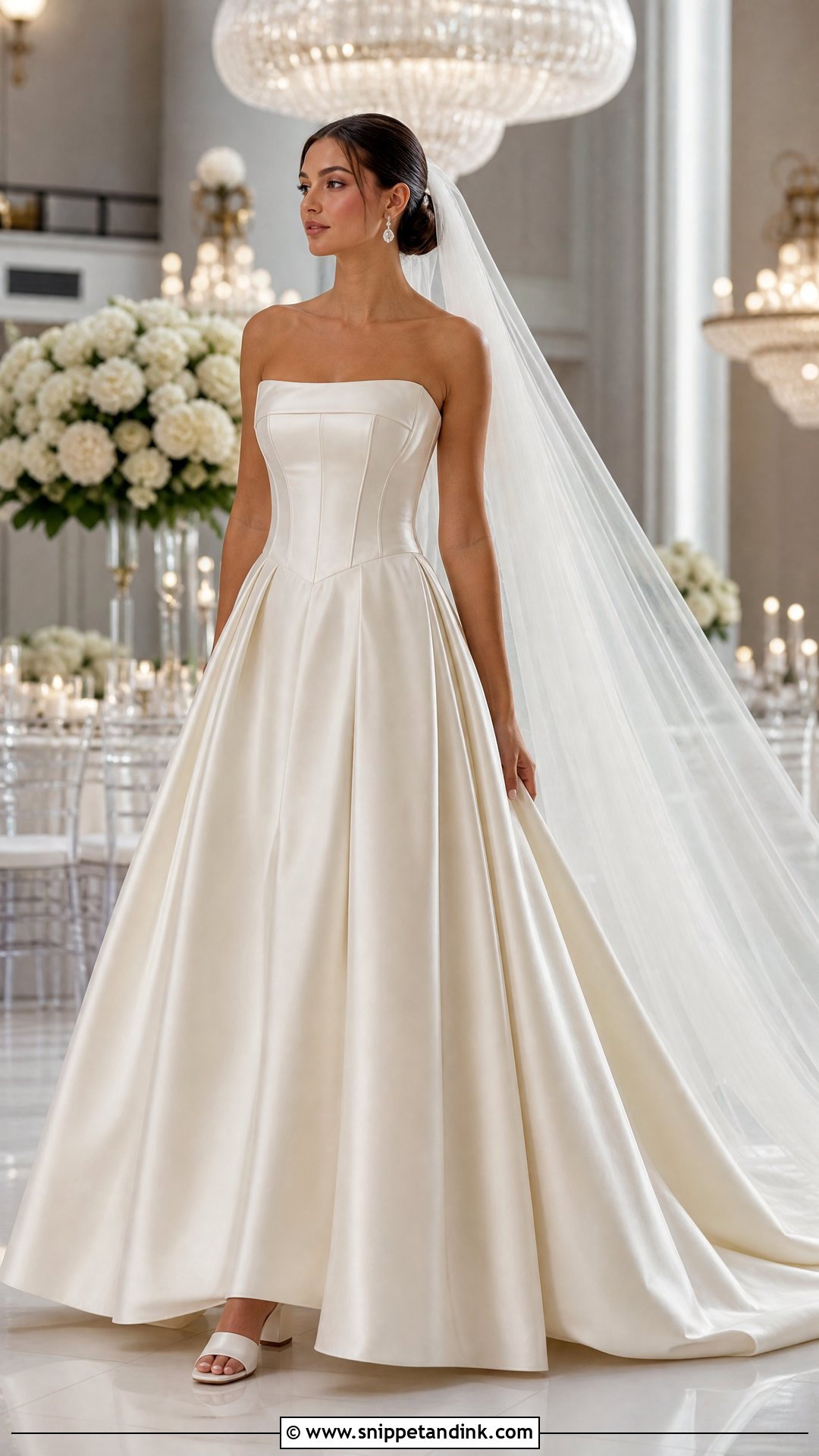 Corset Taffeta Wedding Dress - Snippet and Ink - 25 Taffeta Wedding Dress Ideas