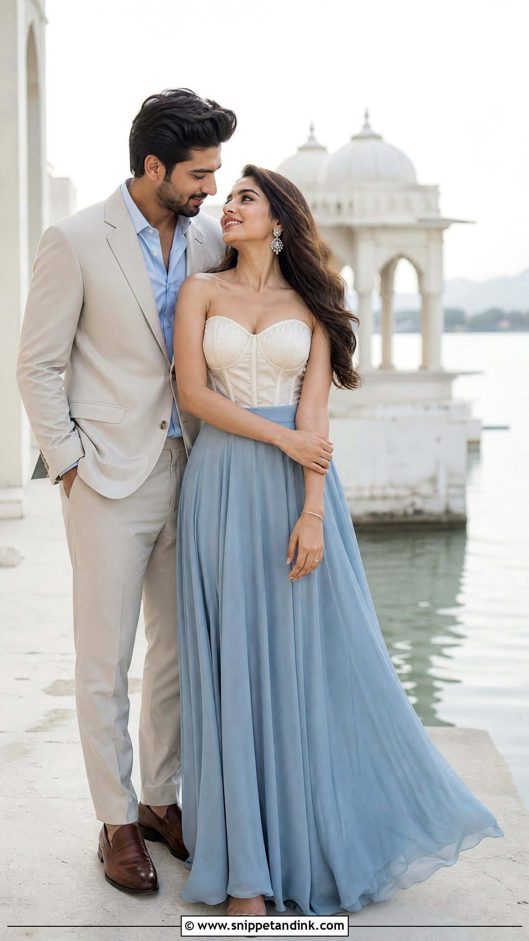 Corset Top And Maxi Skirt Pre Wedding Outfit - Snippet and Ink - 20 Pre Wedding Western Outfits