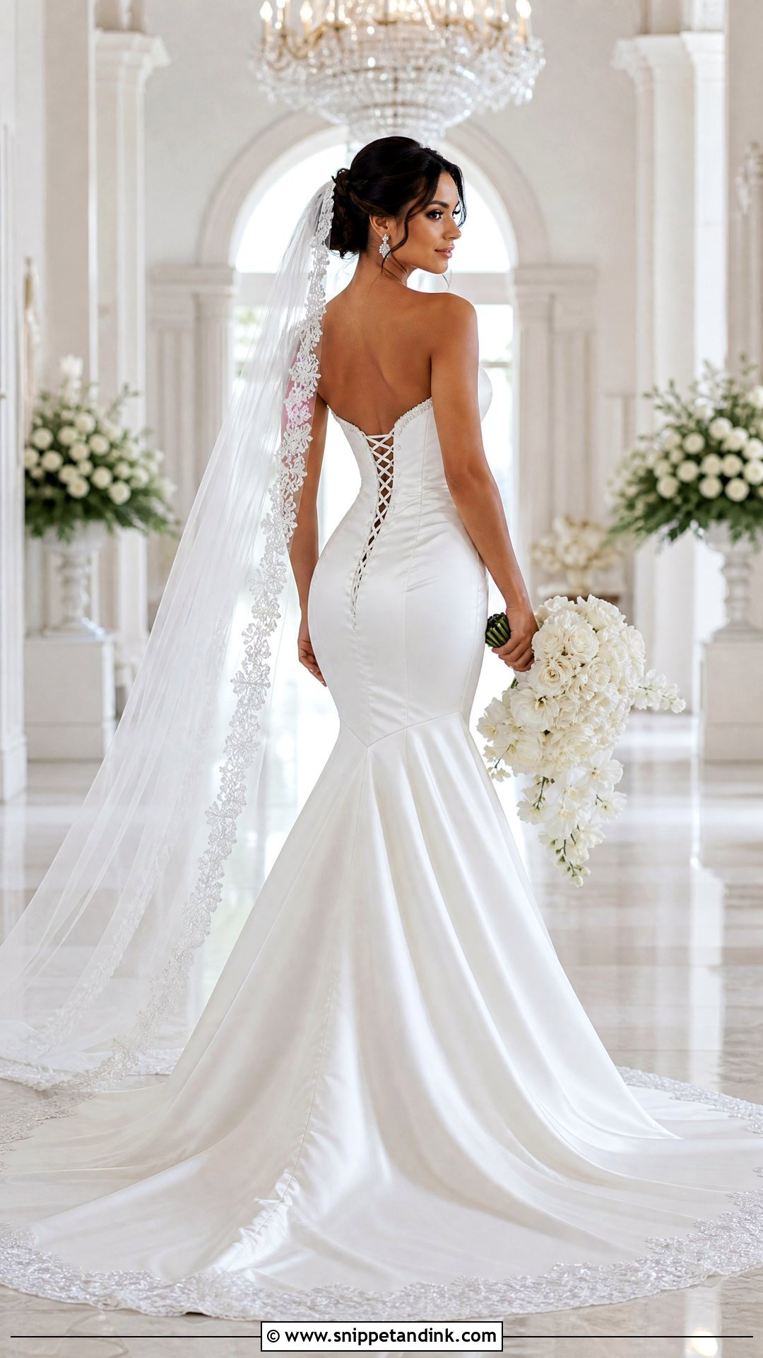Corset Trumpet Wedding Dress - Snippet and Ink - 20 Wedding Dresses for Hourglass Shape