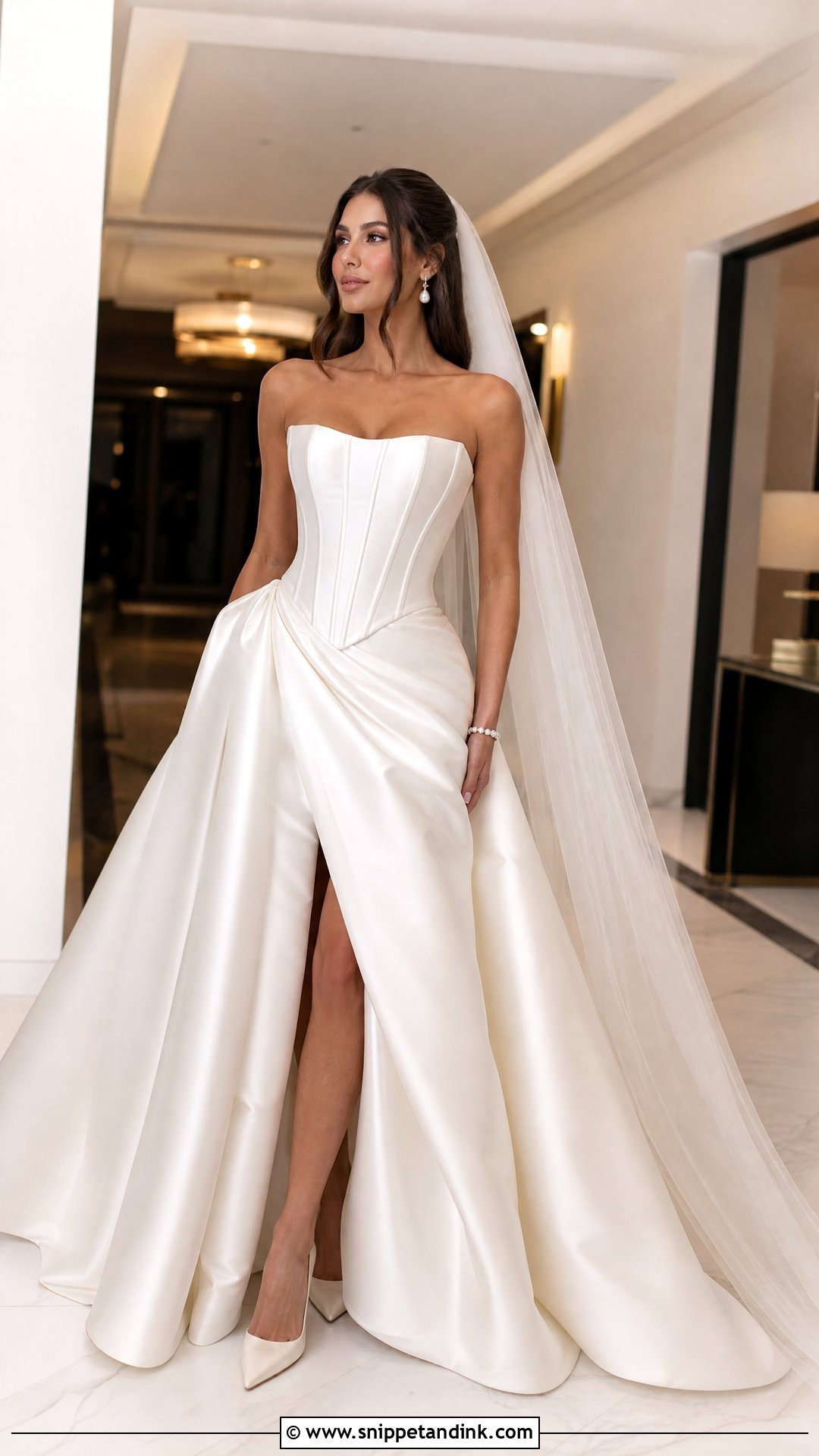 Corset Tube Top Wedding Dress - Snippet and Ink - 20 Tube Top Wedding Dress Ideas