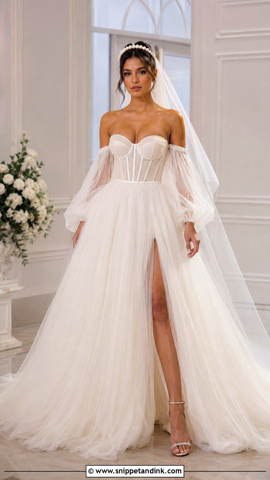 Corset Tulle Angel Wedding Dress - Snippet and Ink - 20 Angel Wedding Dress Ideas