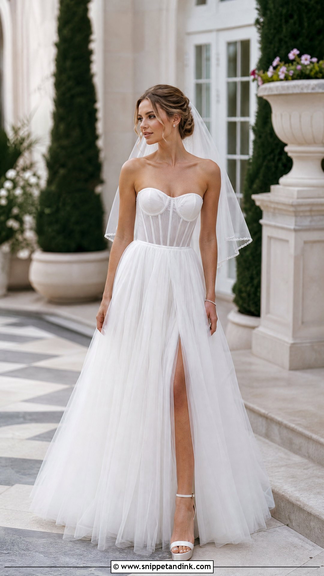 Corset Tulle Bridal Dress - Snippet and Ink - 20 Bridal Dresses Ideas