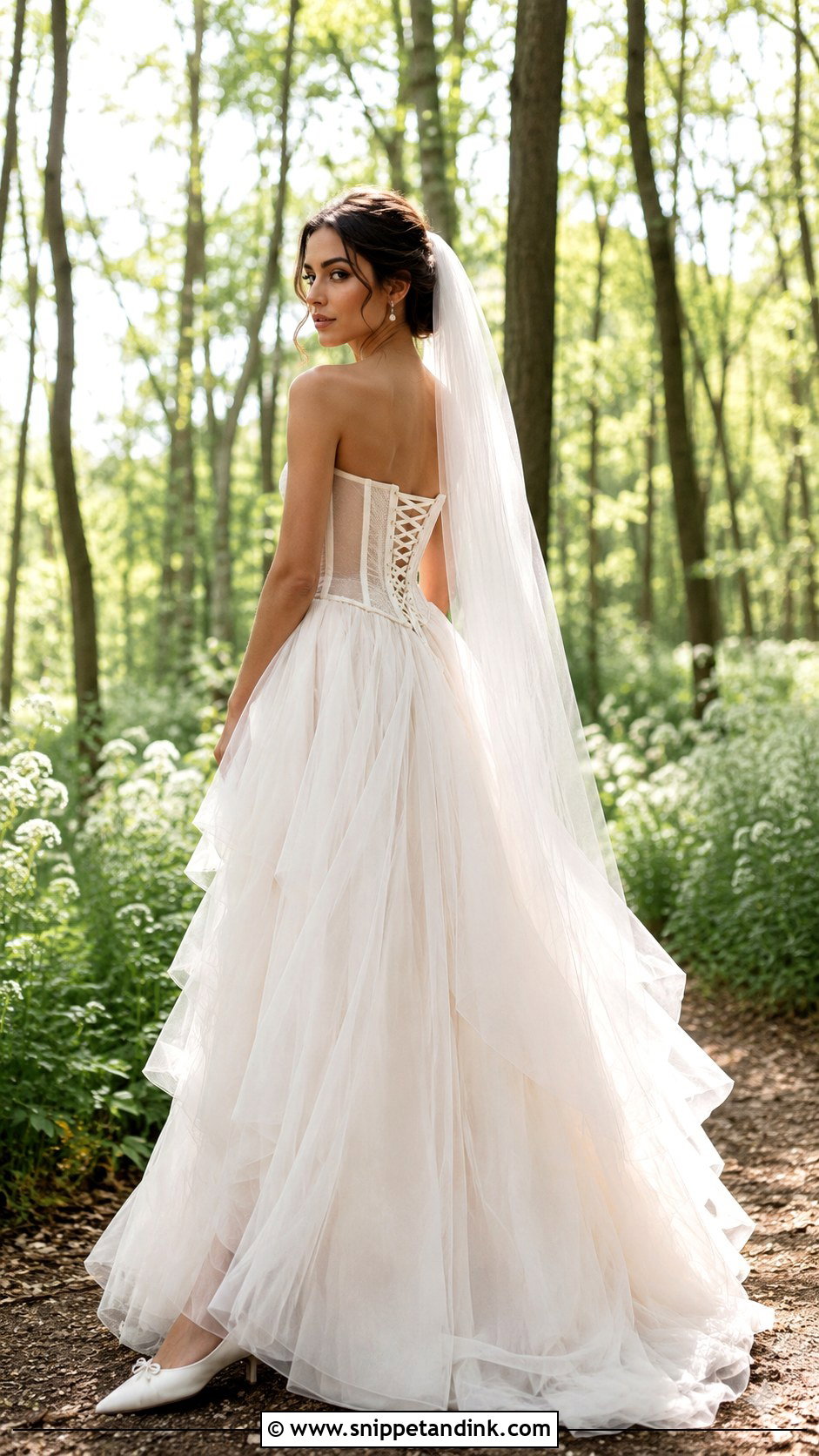 Corset Tulle Wedding Dress - Snippet and Ink - 25 Fairycore Wedding Dress Ideas