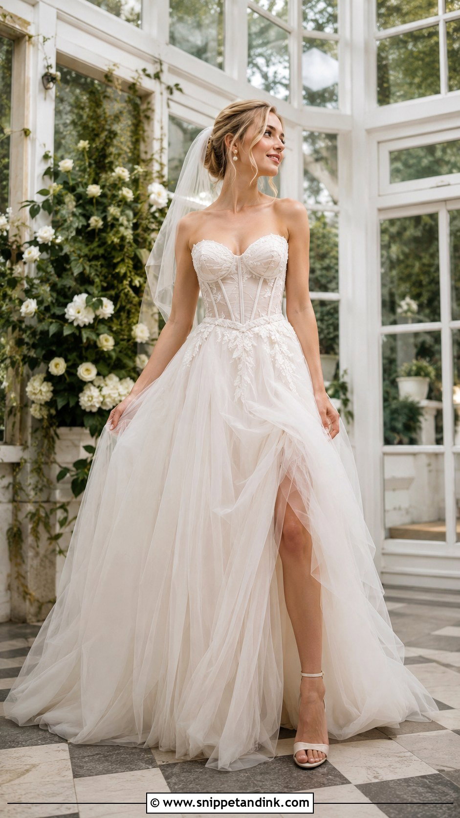Corset Tulle Wedding Dress - Snippet and Ink - 20 Fairy Like Wedding Dress Ideas
