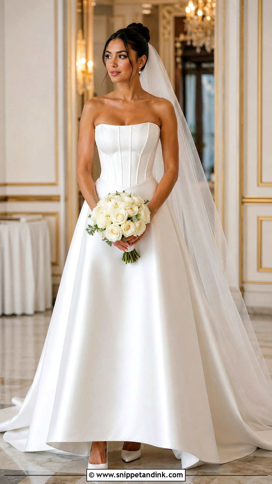 Corset Waist Satin Wedding Dress - Snippet and Ink - 20 Simple Elegant Wedding Dress Classy Chic Ideas