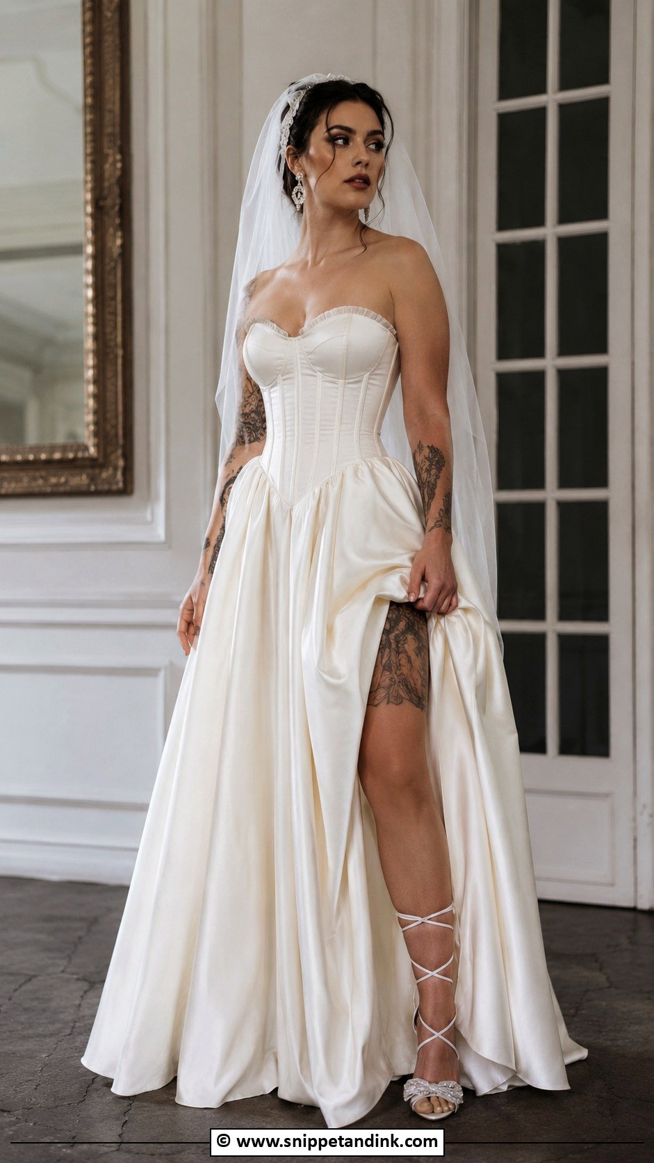 Corset Wedding Dress - Snippet and Ink - 30 Alt Wedding Dress Ideas