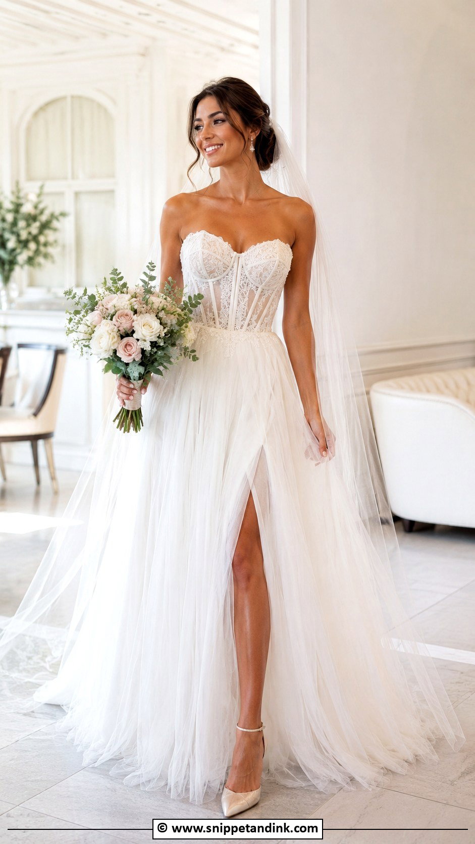 Corset Wedding Dress - Snippet and Ink - 30 Bridal Dress Fashion Ideas