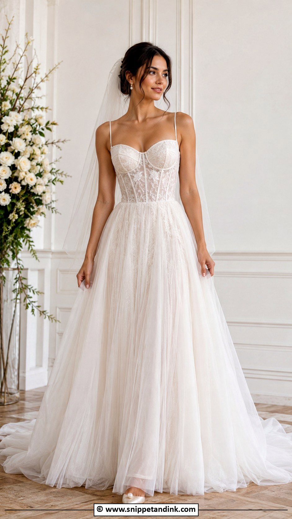 Corset Wedding Dress - Snippet and Ink - 30 Cute Wedding Dresses