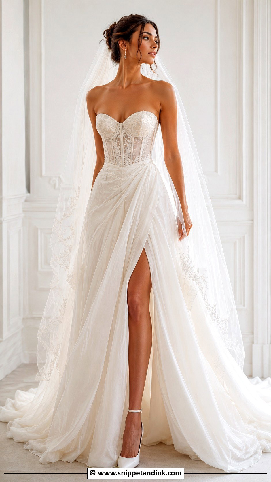 Corset Wedding Dress - Snippet and Ink - 30 Dream Wedding Ideas Dresses