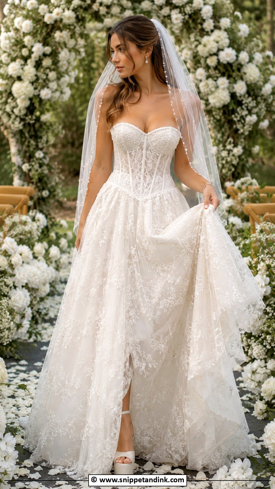 Corset Wedding Dress - Snippet and Ink - 30 Wedding Dresses 2024