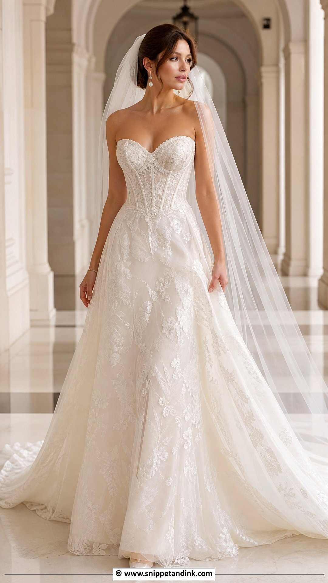 Corset Wedding Dress - Snippet and Ink - 35 Elegant Wedding Dress Ideas