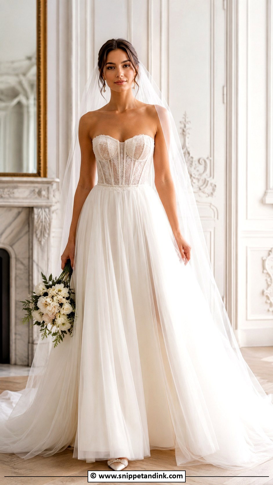 Corset Wedding Dress - Snippet and Ink - 35 Timeless Wedding Dress Ideas
