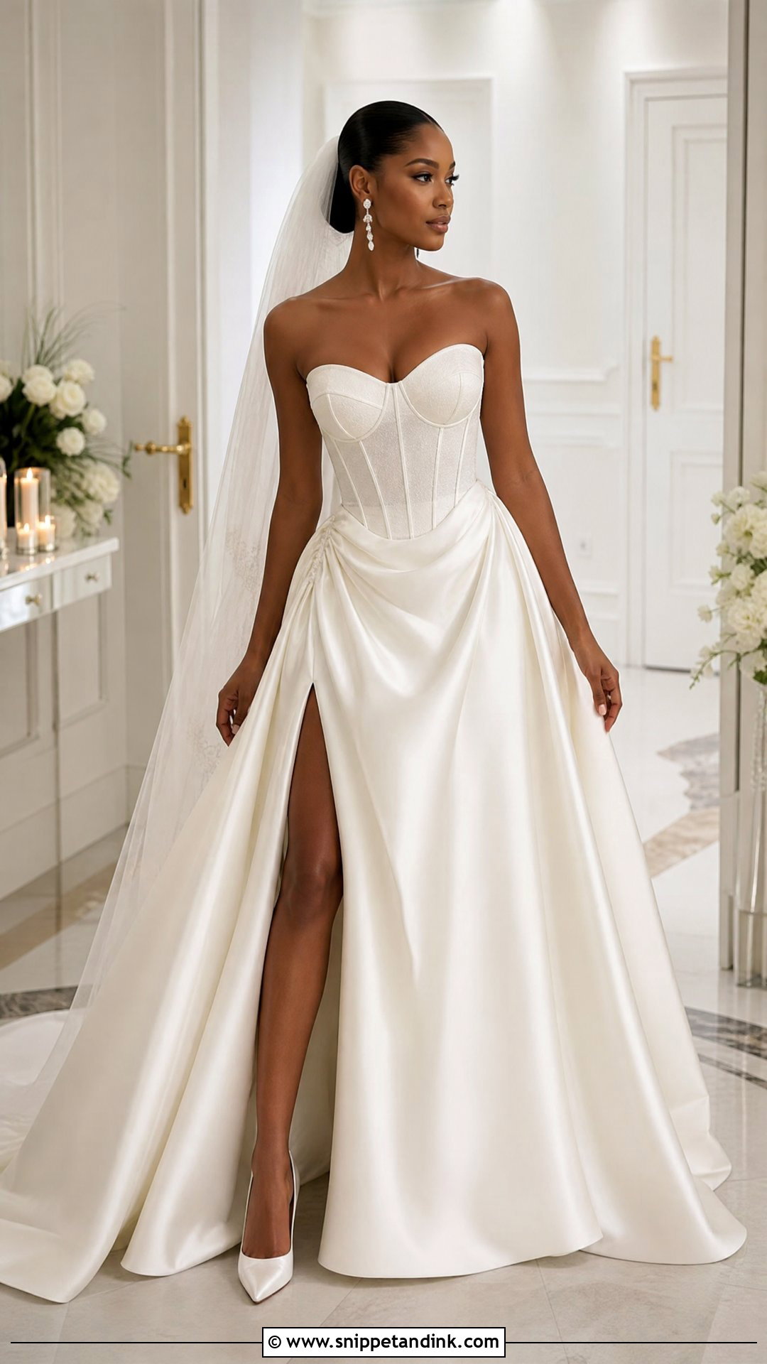 Corset Wedding Dress - Snippet and Ink - 25 Black People Wedding Dresses