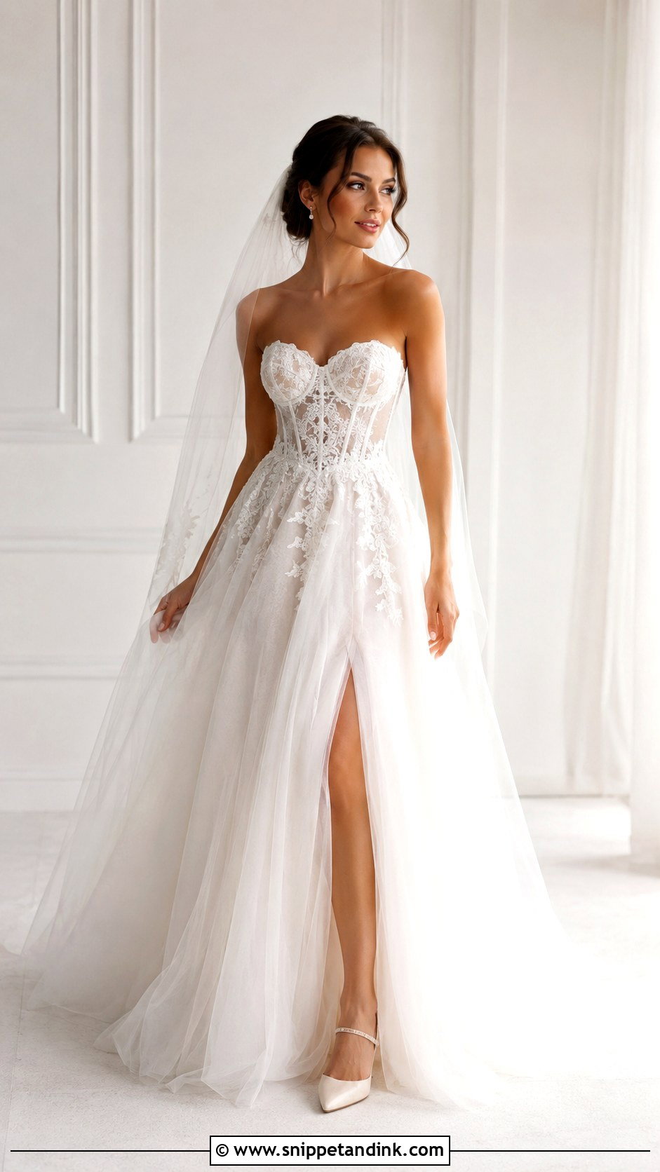 Corset Wedding Dress - Snippet and Ink - 30 Fancy Wedding Dresses