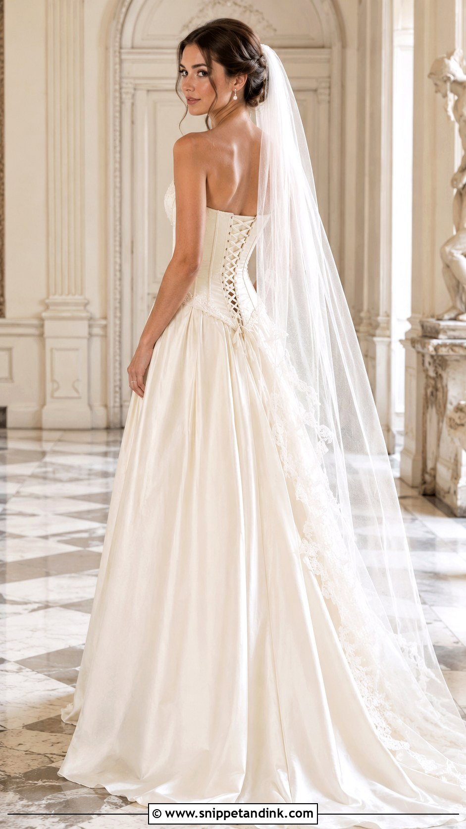 Corset Wedding Dress - Snippet and Ink - 30 Vintage Inspired Wedding Dresses