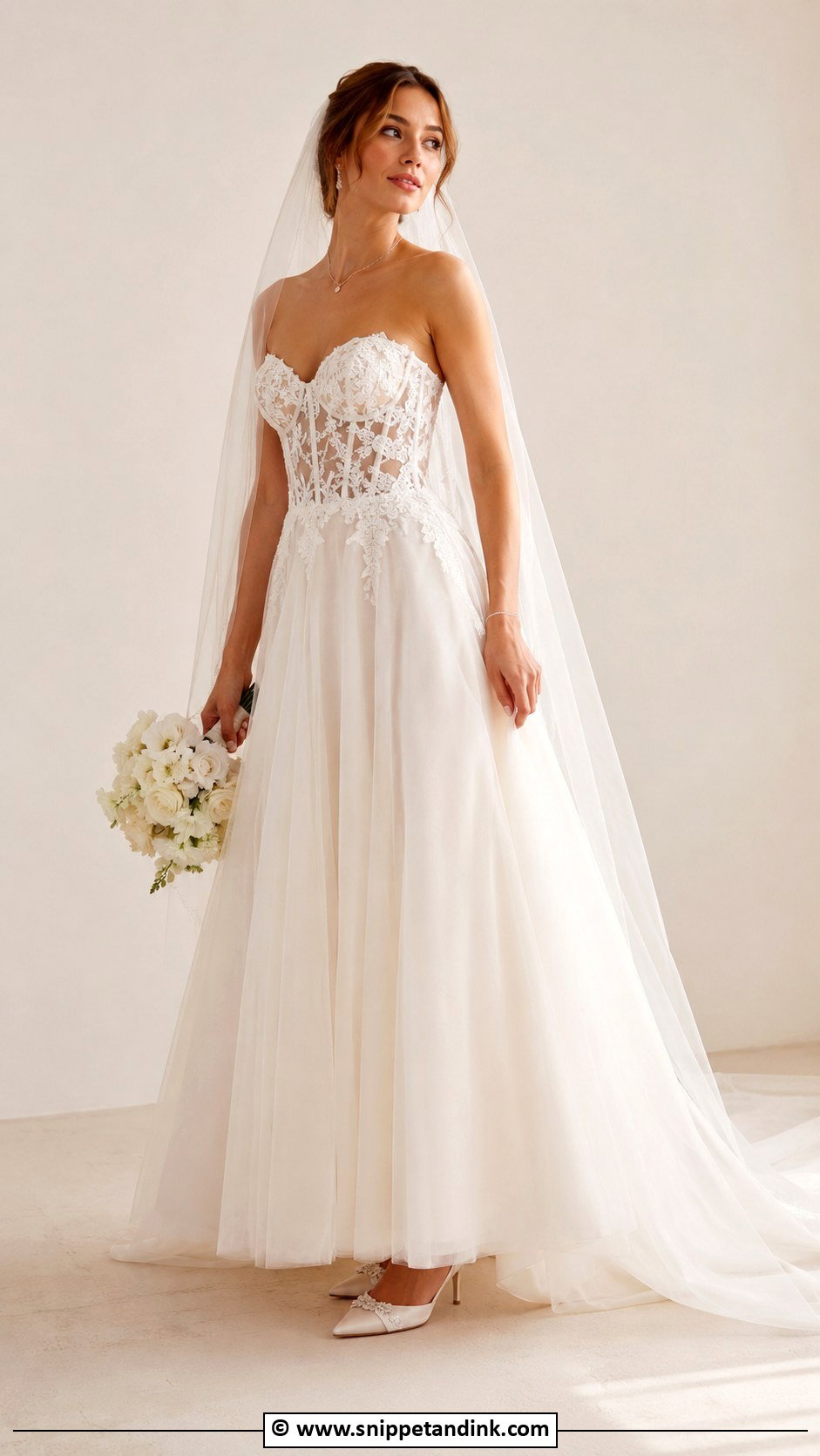 Corset Wedding Dress - Snippet and Ink - 25 Trendy Wedding Dresses