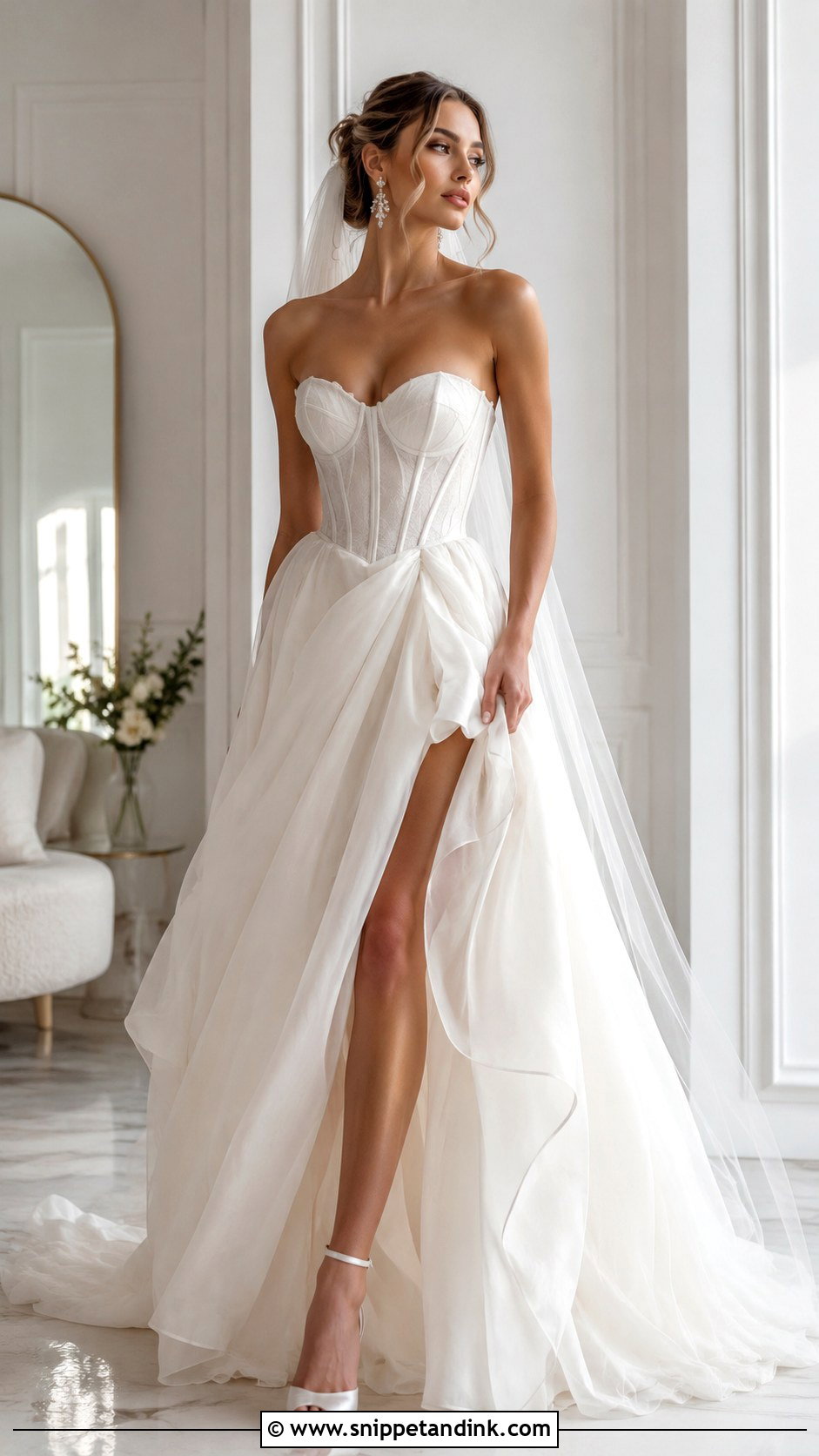 Corset Wedding Dress - Snippet and Ink - 25 Enchanted Wedding Dress Ideas