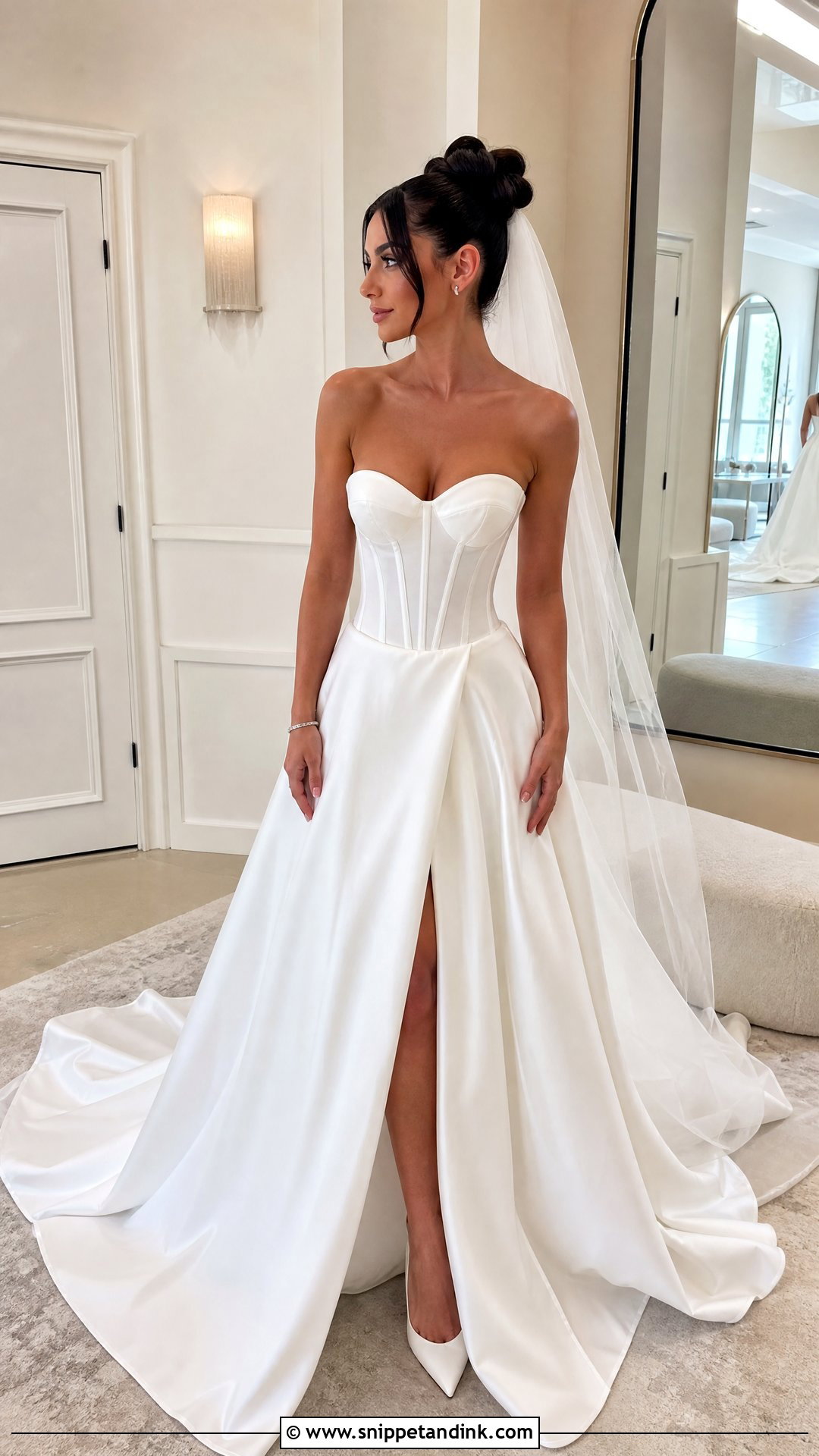 Corset Wedding Dress - Snippet and Ink - 20 She Said Yes to the Dress Ideas