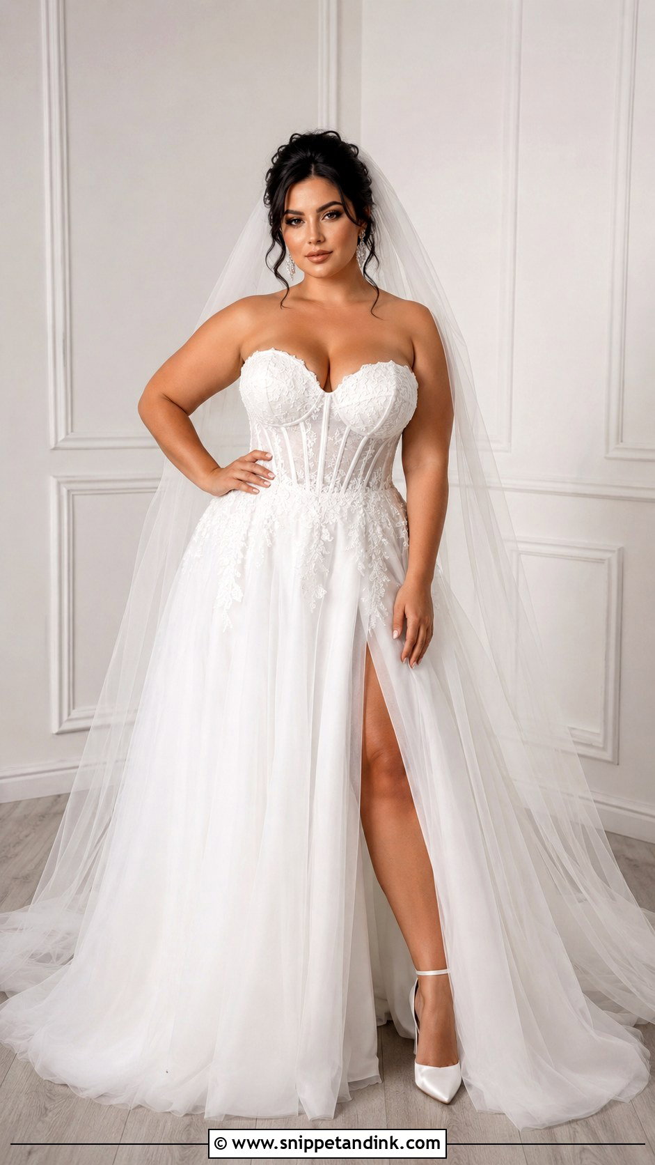 Corset Wedding Dress For Curvy Brides - Snippet and Ink - 30 Wedding Dresses for Curvy Brides