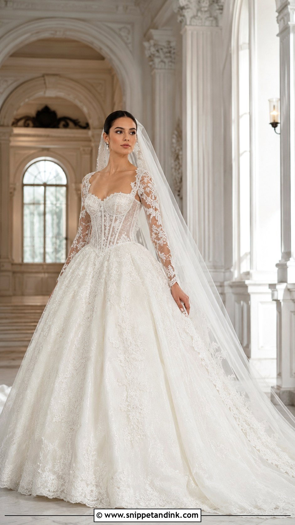 Corset Wedding Dress With Detachable Sleeves - Snippet and Ink - 25 Corset Wedding Dress with Sleeves