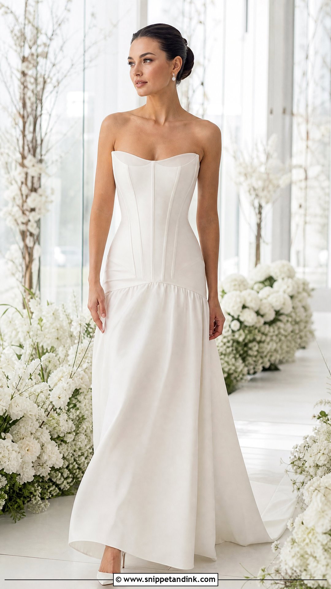 Corset Wedding Dress With Drop Waist Skirt - Snippet and Ink - 25 Wedding Dress with Corset Ideas